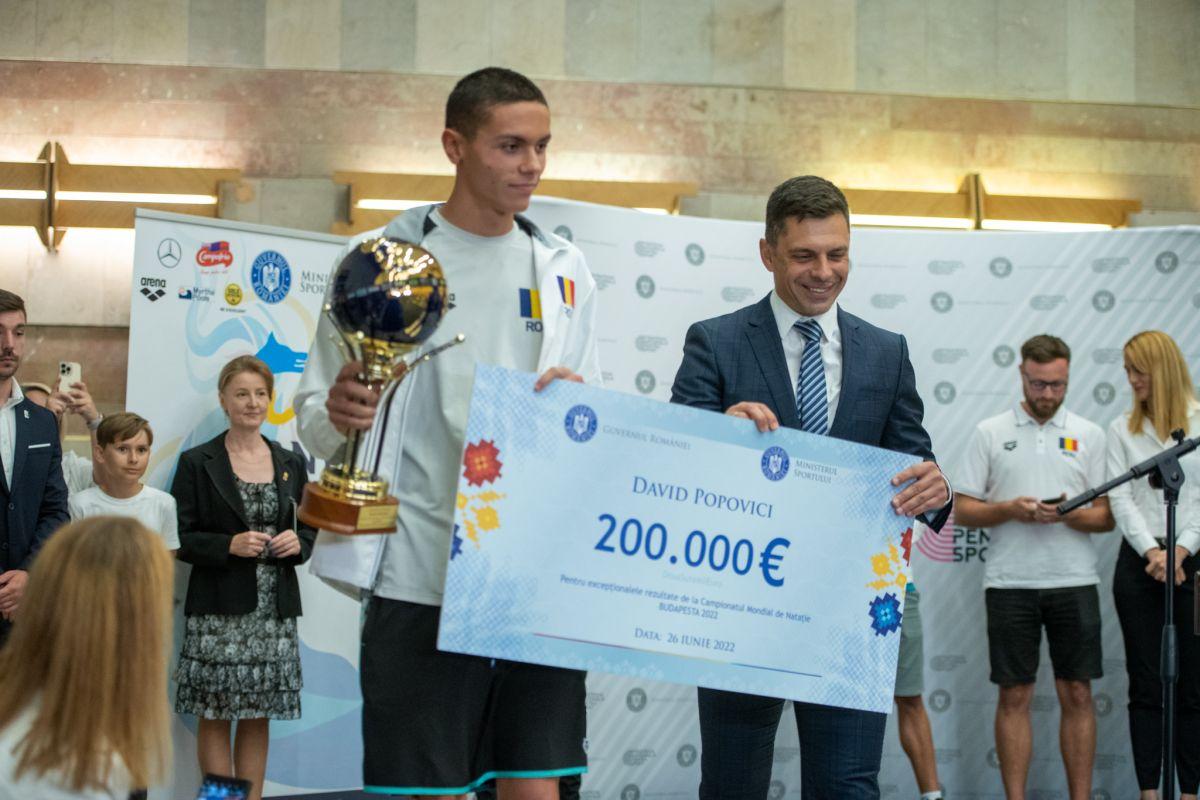 David Popovici a exclus total din meniu un aliment extrem de popular! Cum arată micul dejun al campionului