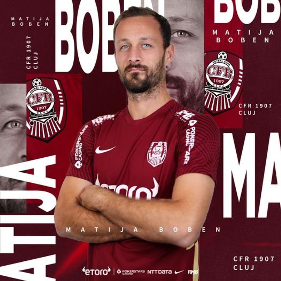 CFR Cluj a prezentat al 3-lea transfer al verii! Înlocuitor pentru plecarea iminentă a lui Burcă
