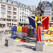 Grecoaiaca din mijlocul orașului Frankfurt / foto: Cristi Preda / GSP