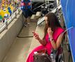 Simona Leskovská este reporter sportiv și crainicul echipei naționale a Slovaciei, foto: Andrei Crăițoiu / GSP