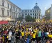 Suporterii naționalei au sărbătorit la Universitate calificarea în optimile de la Euro 2024 / foto: Ionuț Iordache