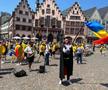 Atmosferă ca „acasă” la Frankfurt. Suporterii „tricolorilor” au luat cu asaltul orașul-port