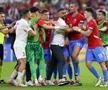 Altercația de la finalul meciului Cehia - Turcia / Sursă foto: Imago Images