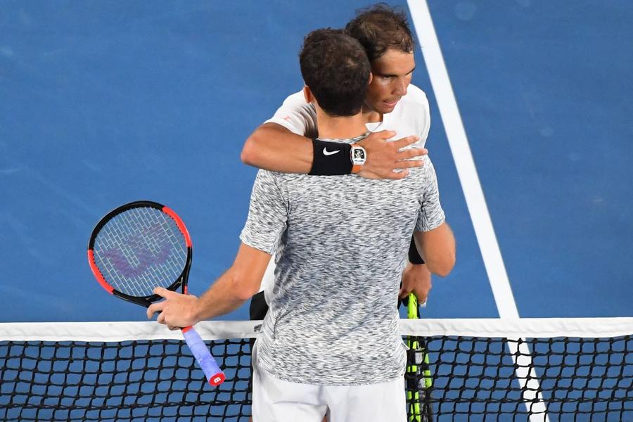 Grigor Dimitrov și Rafael Nadal la Australian Open 2019 Foto: Imago Grigor Dimitrov admite: „Sunt flatat, dar nu mi-a plăcut niciodată să mi se spună Baby Fed” + meciul care l-a bântuit 8 luni