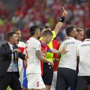 Altercația de la finalul meciului Cehia - Turcia / Sursă foto: Imago Images