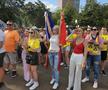 România are cele mai spectaculoase susținătoare! Imagini din fan zone-ul din Frankfurt