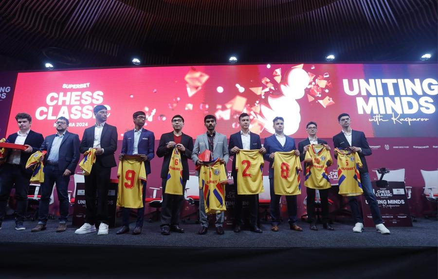 Ana Maria Brânză, Vishy Anand și Augusta Dragic au deschis, la București, a doua etapă a turneului Grand Chess Tour 2024. Competiția debutează astăzi