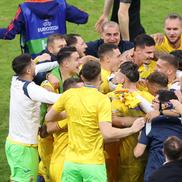 Bucuria României, după egalul cu Slovacia, foto: Gettyimages