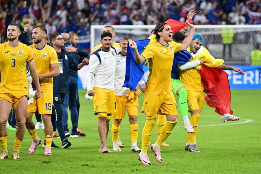 Ianis Hagi, sărbătorind calificarea României în optimile EURO 2024/ FOTO: Cristi Preda (GSP)