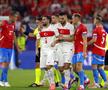 Altercația de la finalul meciului Cehia - Turcia / Sursă foto: Imago Images