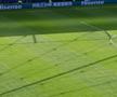 Gazonul de pe Deutsche Bank Park înainte de România - Slovacia / foto: Andrei Crăițoiu