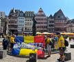 Atmosferă ca „acasă” la Frankfurt. Suporterii „tricolorilor” au luat cu asaltul orașul-port