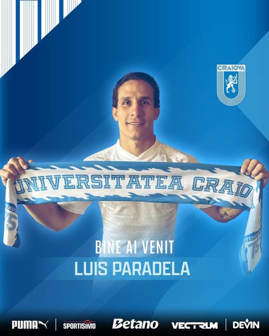Universitatea Craiova a oficializat încă un transfer » A 4-a venire a verii