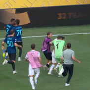 Scene tensionate la Inter - River Plate. Cristi Chivu, implicat direct