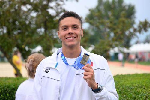 David Popovici a câștigat medalia de aur la 200 metri liber la Europenele U23 / foto: Roxana Fleșeru