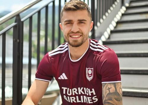 Grigore Turda a semnat zilele trecute cu FK Sarajevo / Foto. Instagram