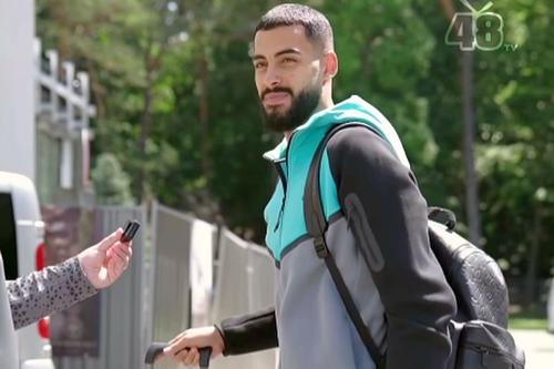 Alaa Bellaarouch, la sosirea în cantonamentul lui Dinamo