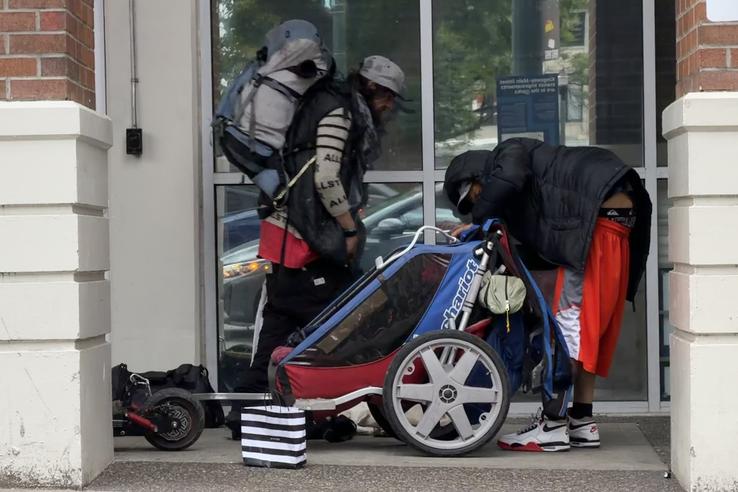 Oamenii străzii din Vancouver FOTO: Ionuț Iordache (GSP)
