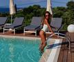 Diana Munteanu, la plajă în Grecia / FOTO: Facebook
