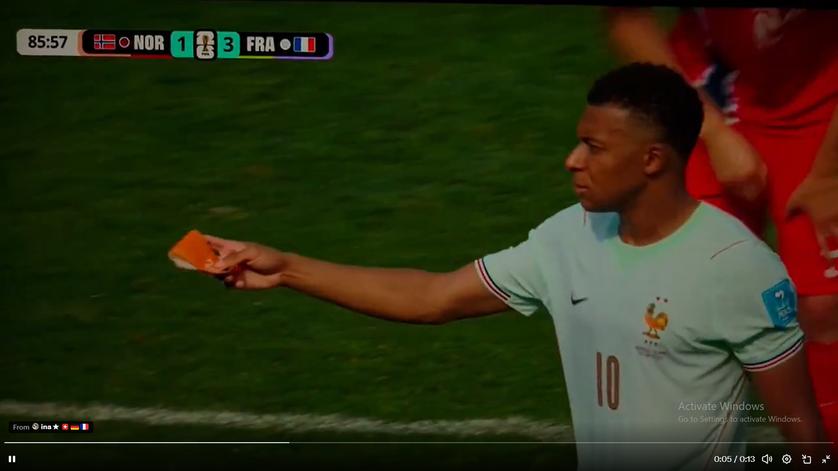 Faza serii în Norvegia - Franța » Gestul „Dictatorului” Mbappe a făcut înconjurul Internetului