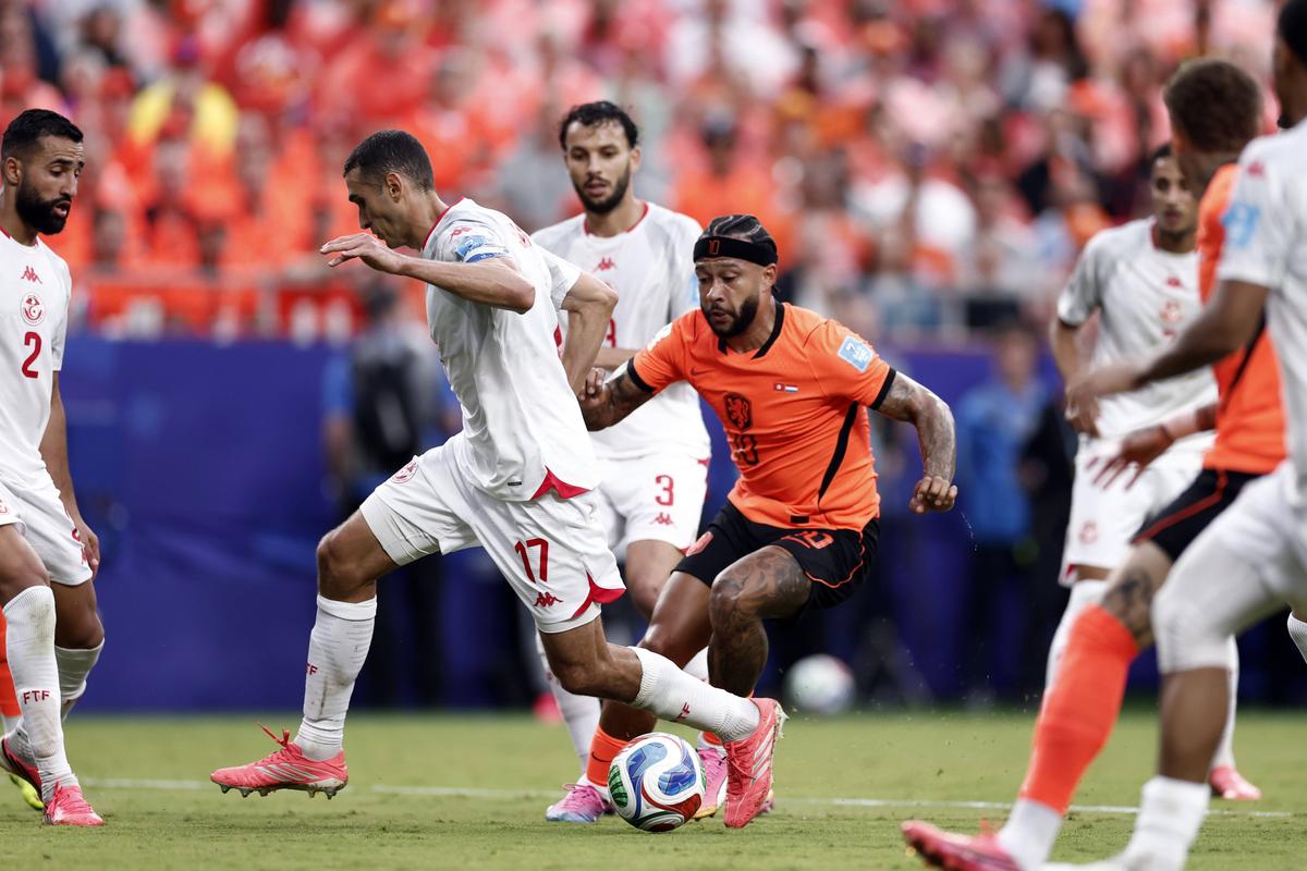 Tunisia - Olanda, Campionatul Mondial 2026, imagini de meci // foto: Imago