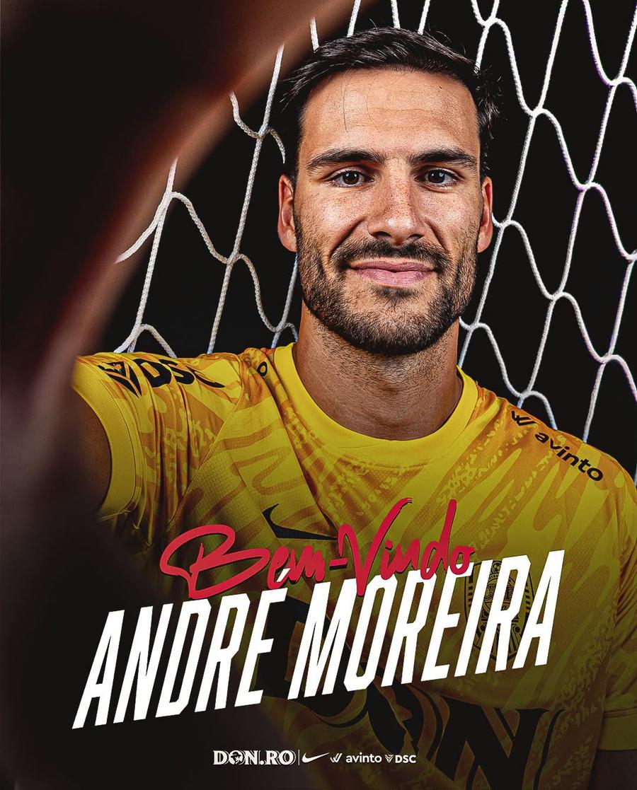 Andre Moreira, prezentat oficial la CFR Cluj // Foto: Facebook CFR Cluj l-a prezentat pe înlocuitorul lui Mihai Popa: Atletico Madrid și Aston Villa în CV