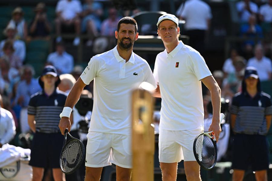 Pe tabloul băieților, Sinner și Djokovic se pot întâlni înainte de finală // foto: Imago Images Româncele și-au aflat adversarele de la Wimbledon » Sorana Cîrstea, traseu accesibil până în optimi