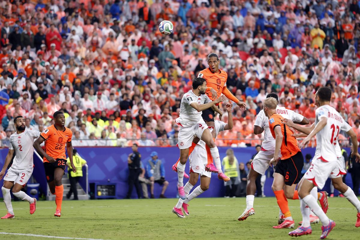 Tunisia - Olanda, Campionatul Mondial 2026, imagini de meci // foto: Imago