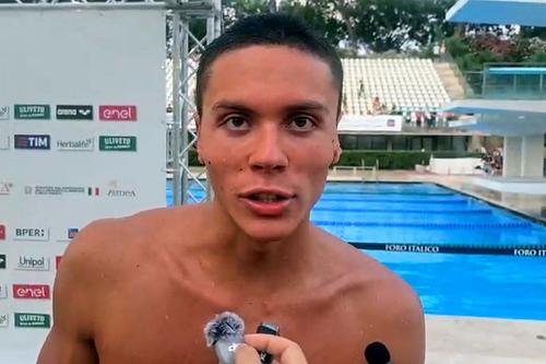 David Popovici, după finala de 50 de metri la Trofeul Settecolli