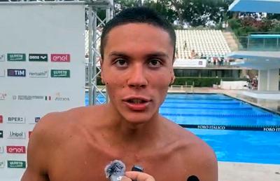David Popovici, după cel mai bun timp al carierei la 50 de metri: „Cu prietenul meu brazilian mă văd mâine, la sută”