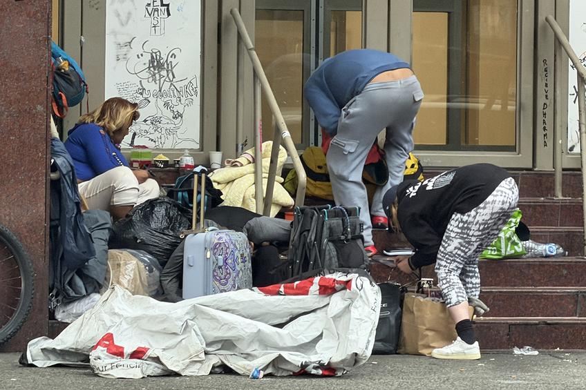 Oamenii străzii din Vancouver FOTO: Ionuț Iordache (GSP)