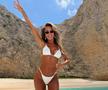 Diana Munteanu, la plajă în Grecia / FOTO: Facebook