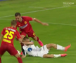 GAZ METAN - FCSB 0-1. Roș-albaștrii, iertați de un penalty la Mediaș? Fază controversată în prima repriză