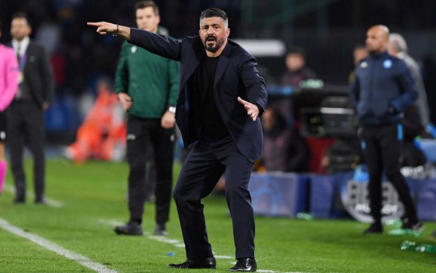Gennaro Gattuso, antrenorul lui Napoli, și-a atenționat jucătorii înaintea meciului cu Barcelona din Liga Campionilor // Sursă foto: Getty