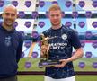 Kevin De Bruyne, playmaker-ul sezonului în Premier League, alături de antrenorul Pep Guardiola // foto: Guliver/gettyimages