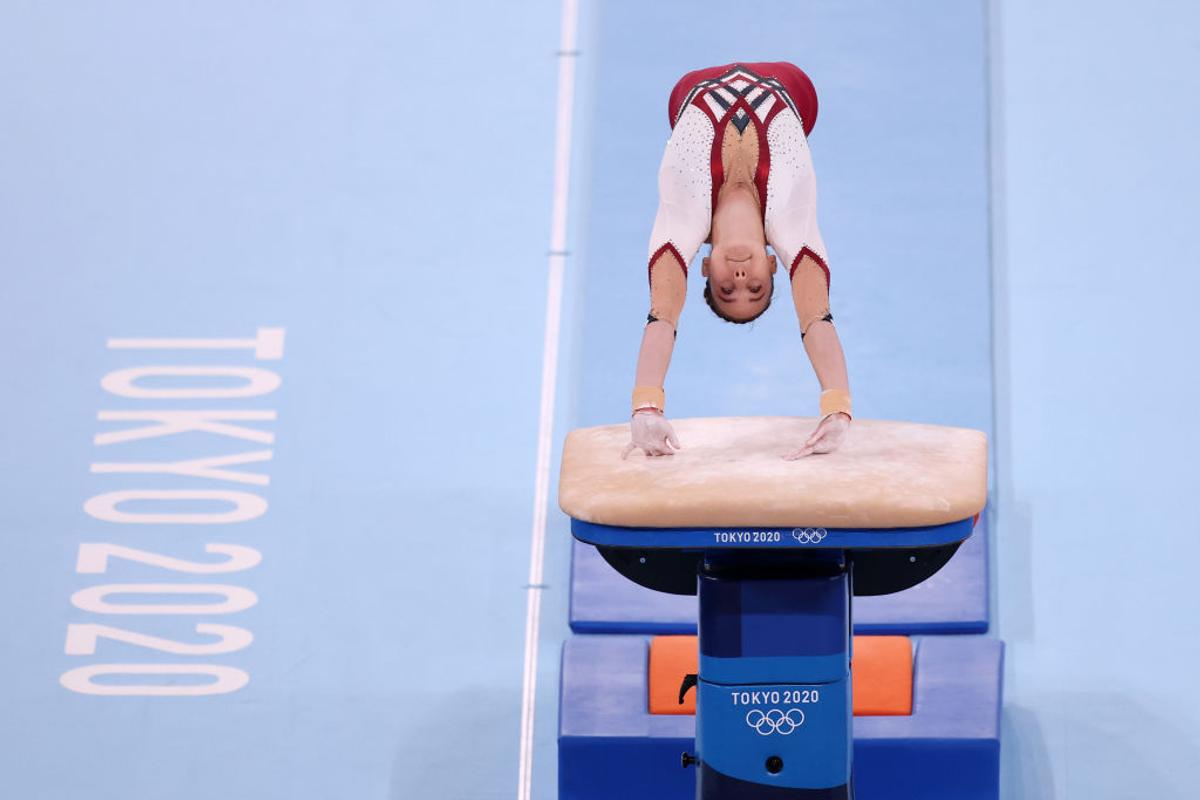 Echipamentul gimnastelor din Germania la Jocurile Olimpice