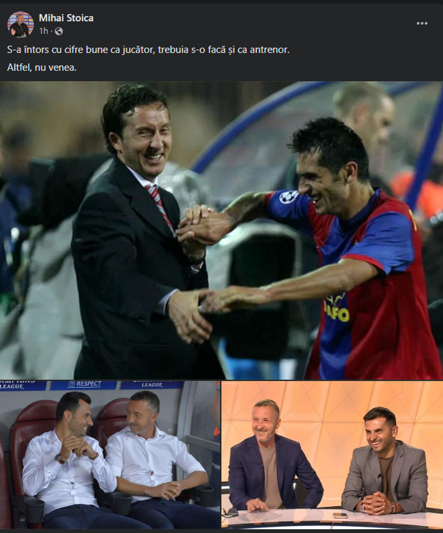 MM Stoica, prima reacție după ce FCSB l-a prezentat pe Dică: „Altfel, nu venea”