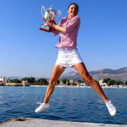 Irina Begu, campioana de la Palermo / Sursă foto: Twitter@LadiesOpenPA
