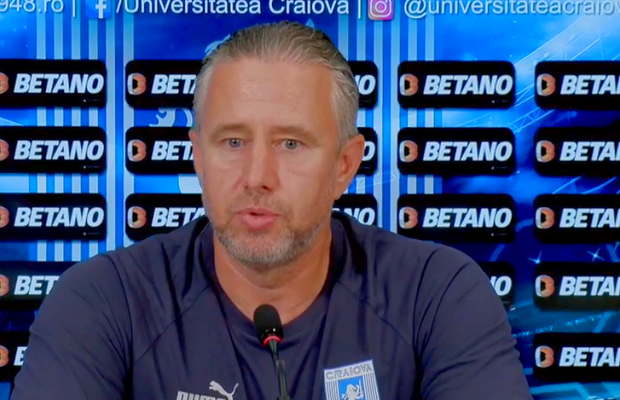 Laurențiu Reghecampf, prezentat la Universitatea Craiova: „Vrem titlul și Cupa. Am o șansă mare, sper să profit”