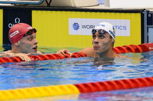 La fel ca David Popovici, Ariarne Titmus (22 de ani), campioana olimpică a probei, a condus cursa aproape în întregime, însă a ratat medalia de aur pe ultimii metri. Foto: Raed Krishan
