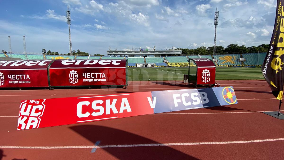 Imaginea serii din Bulgaria » Cum arată postul de comentator la CSKA 1948 Sofia - FCSB
