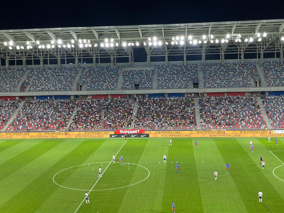Scandal în Ghencea, după golul de 0-2 din FCSB - Oțelul: „De la Steaua să plecați!”