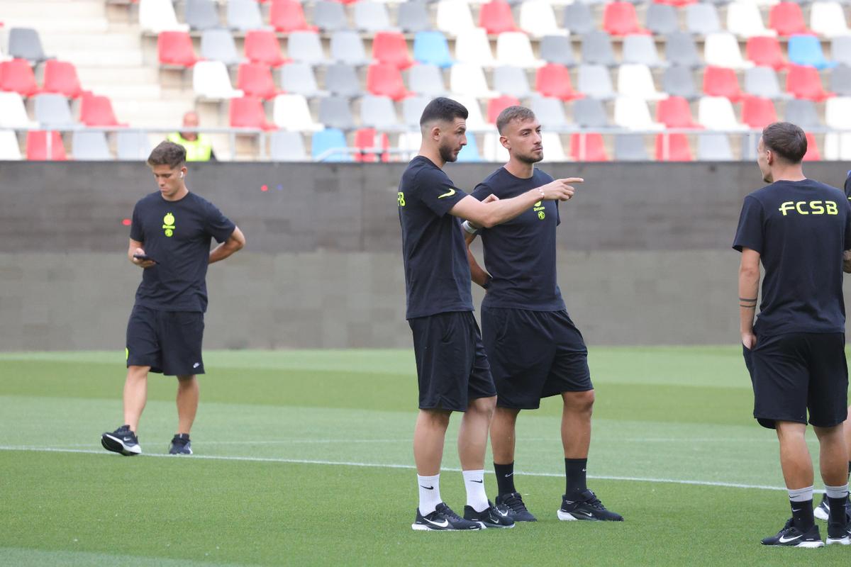 FCSB - Farul, imagini înainte de meci