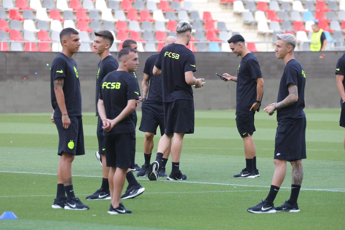 FCSB - Farul, imagini înainte de meci