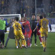 Răzvan Stanca, ultimul portar de la FCSB eliminat în campionat // FOTO: Arhiva GSP