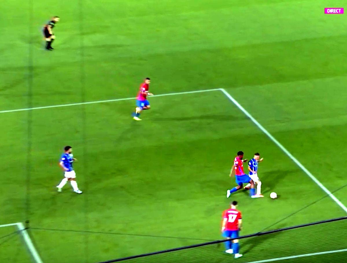 Penalty comis de Siyabonga Ngezana în FCSB - Farul