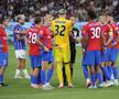 Ștefan Târnovanu, cartonaș roșu în FCSB - Farul. FOTO: Ionuț Iordache