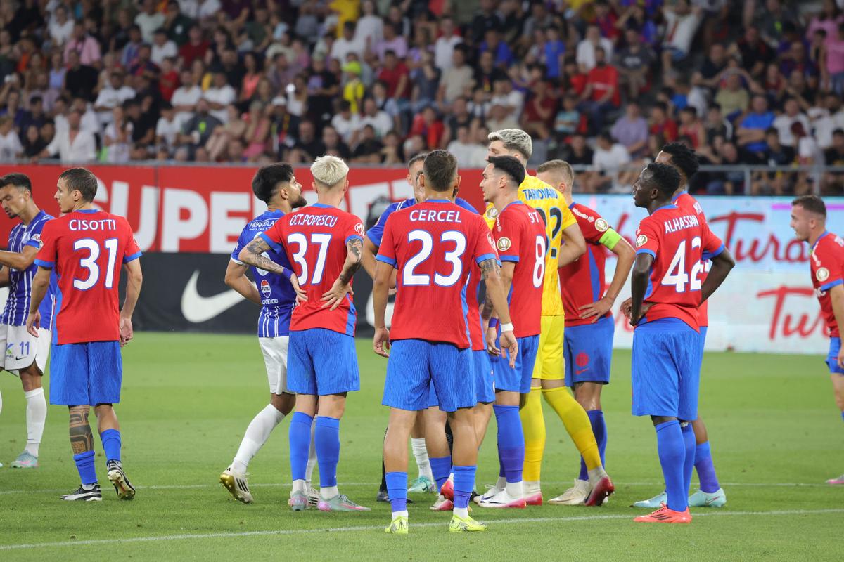 Ștefan Târnovanu, cartonaș roșu în FCSB - Farul