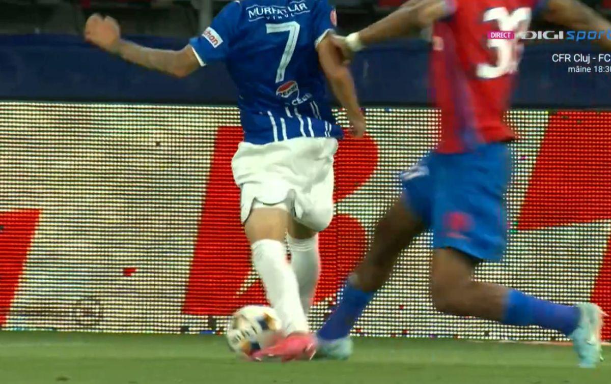 A clacat din nou în Ghencea: Ngezana le-a făcut oaspeților un penalty cadou!