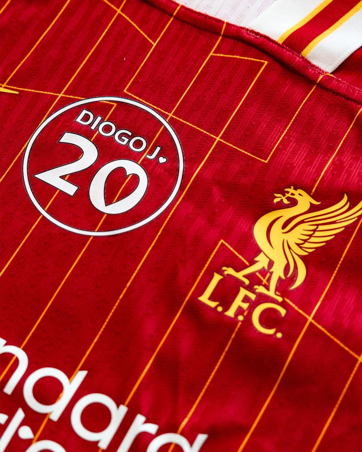Scenografia emoționantă pentru Diogo Jota, afișată de fanii lui Liverpool